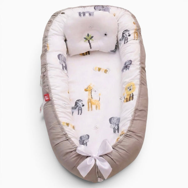 מיטת תינוק ניידת עם כרית BabyNest
