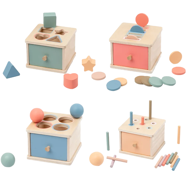 קופסת צורות עץ WoodJoy