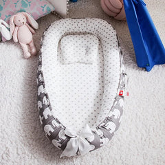 מיטת תינוק ניידת עם כרית BabyNest - BABITO, תמונה 9